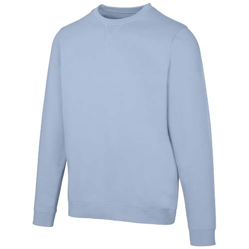 Sweat unisexe publicitaire 280 g/m² recyclé Jasper Bleu brume